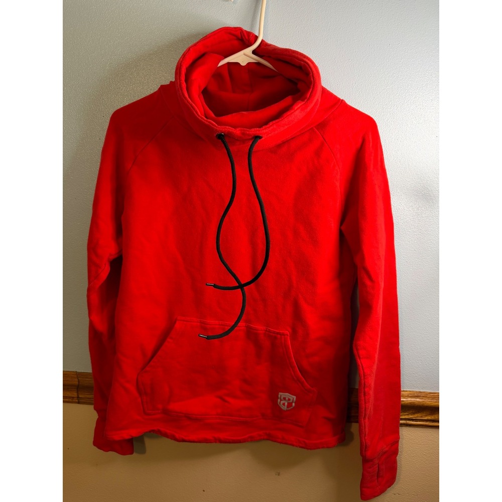 Born Primitive Red Rest Day Cowl Neck Athleisure Hoodie Small